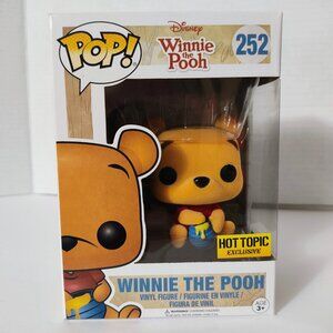 Funko Pop - Winnie the Pooh w Honey Pot (Flocked) #252 - Hot Topic Exclusive
